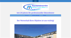 Desktop Screenshot of hausmeister-mfk.de